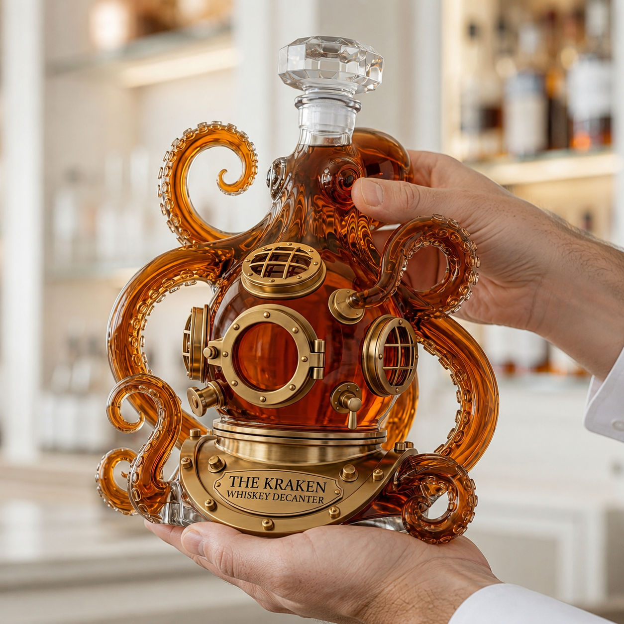The Kraken Octopus Deep Sea Whiskey Decanter