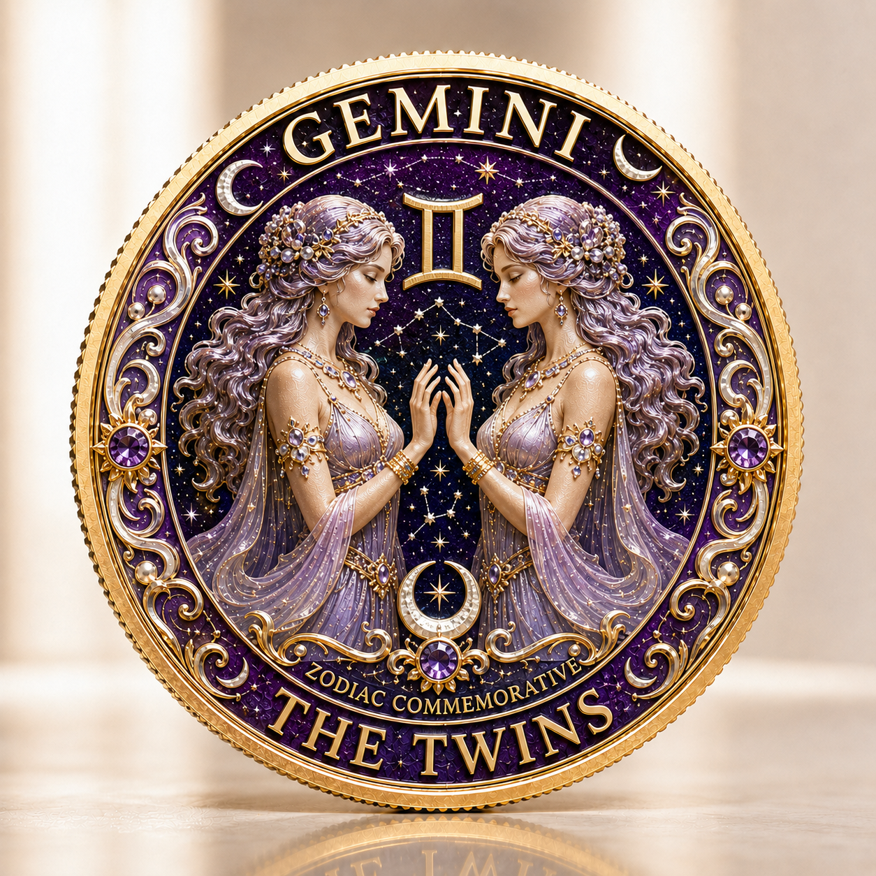 Mystic Eye of Horus 12-Piece Zodiac Commemorative Coin Set