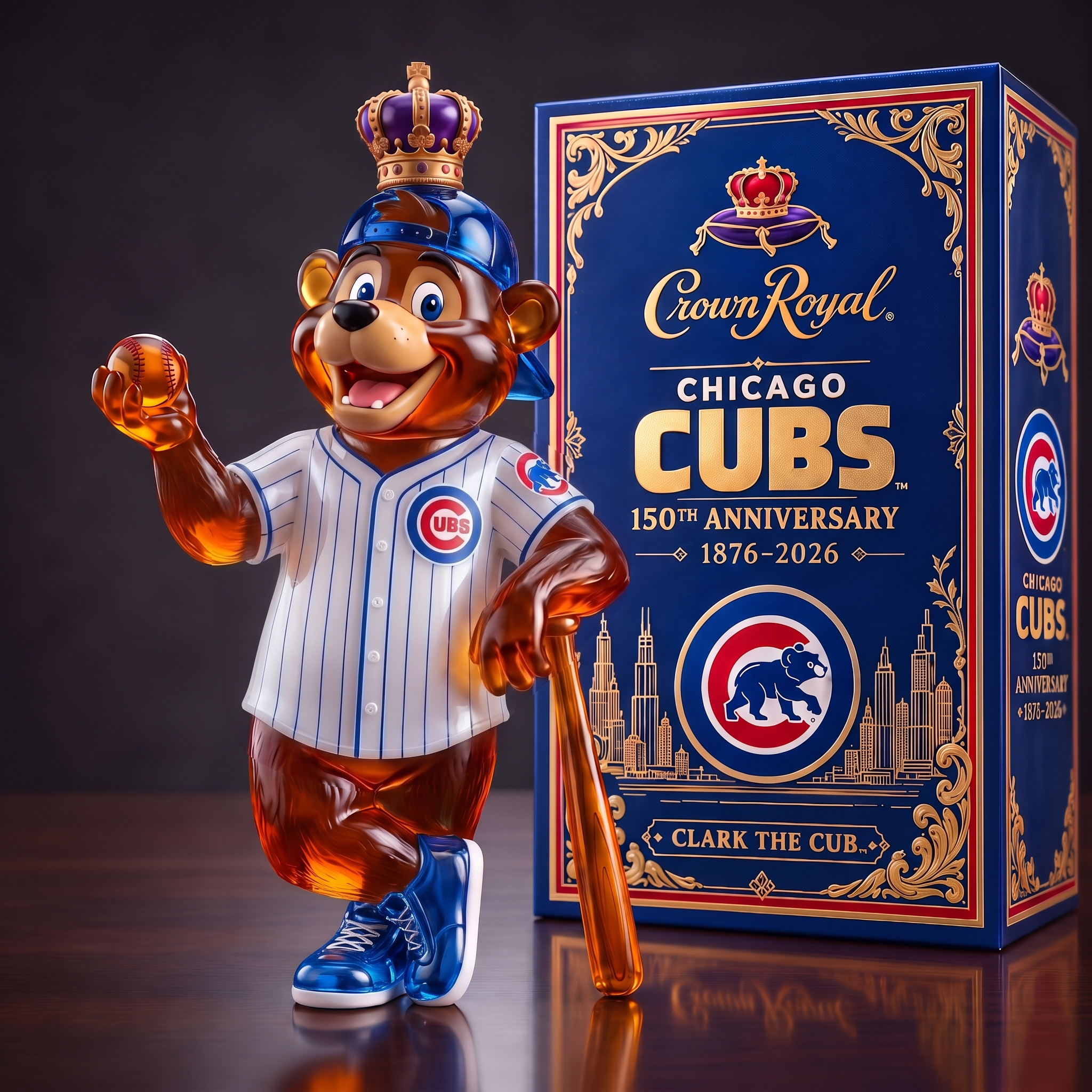 150th Anniversary Fly the W Commemorative Bear Decanter