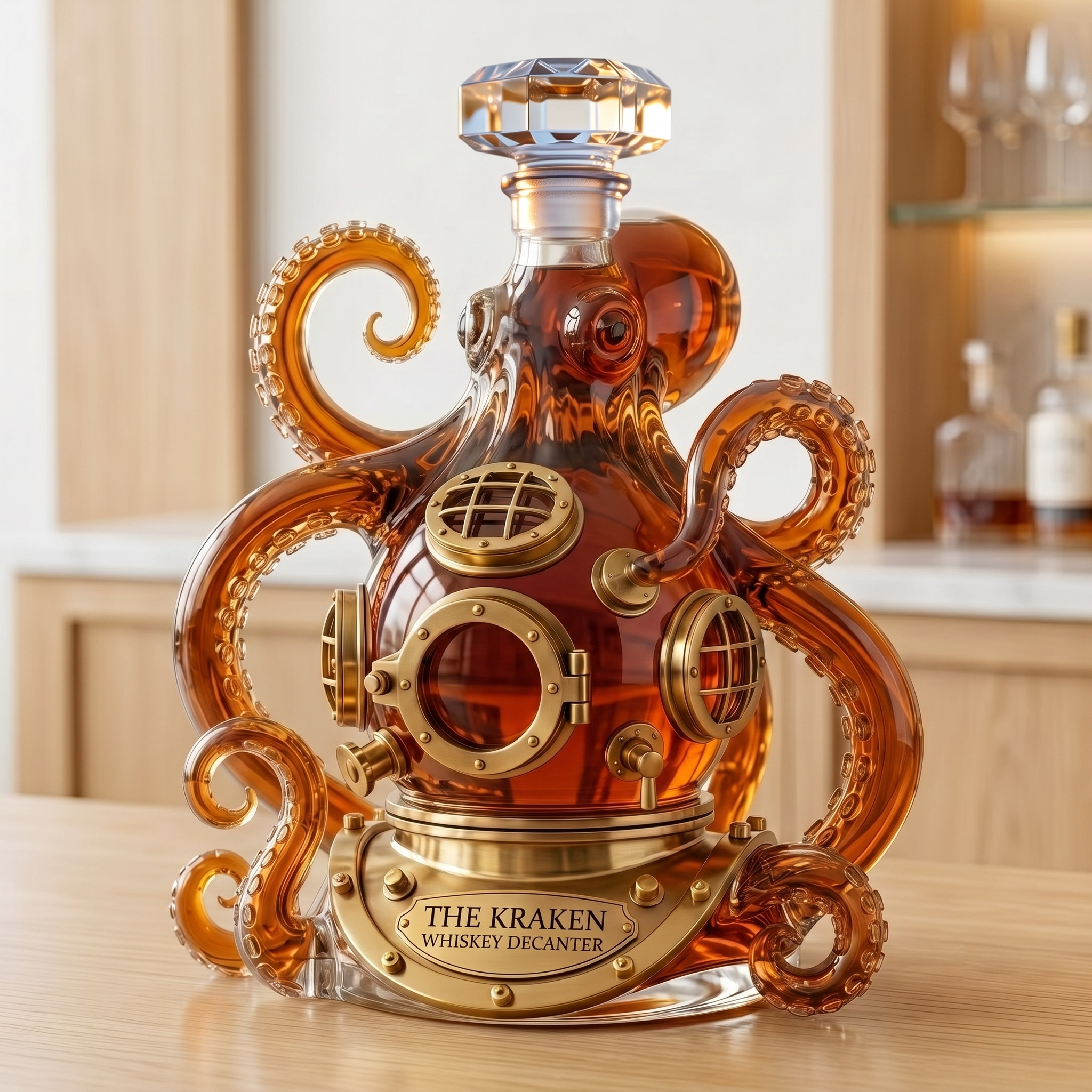 The Kraken Octopus Deep Sea Whiskey Decanter