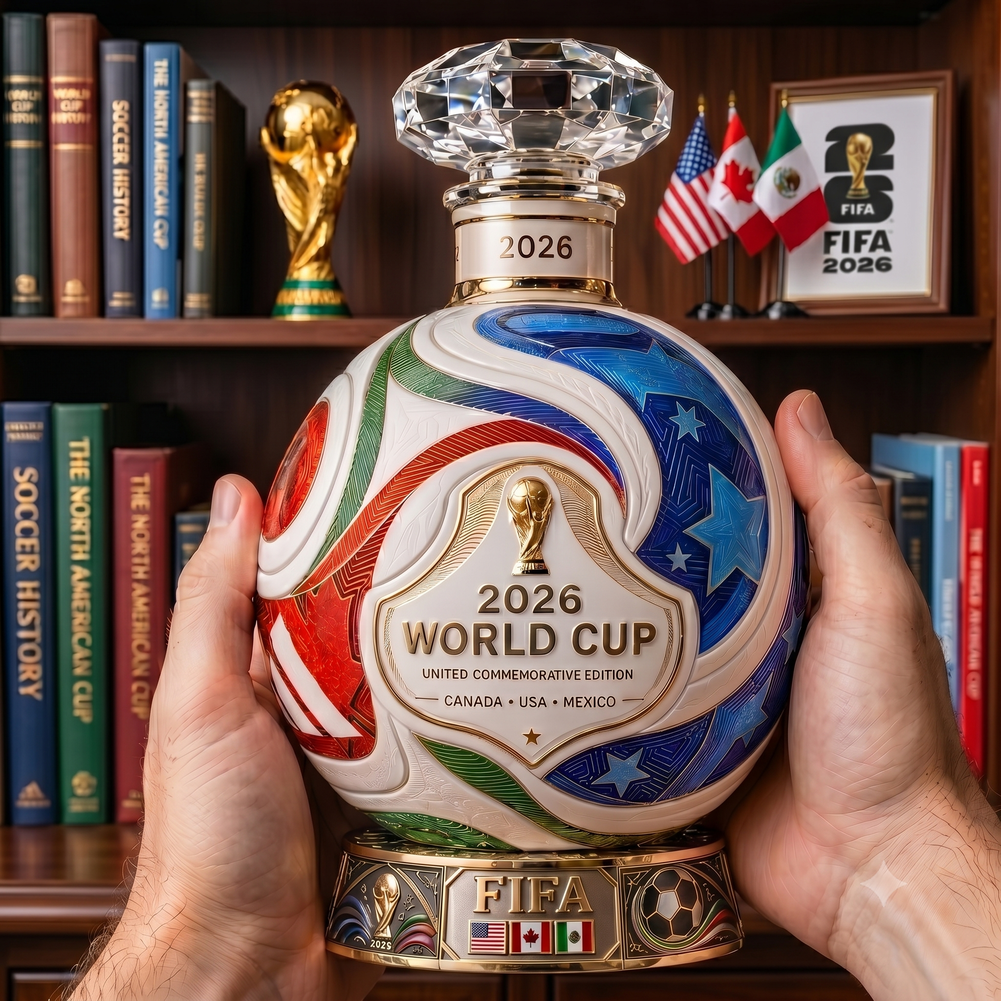 Own the Glory: 2026 World Cup Match Ball Decanter – Heritage Edition ⚽