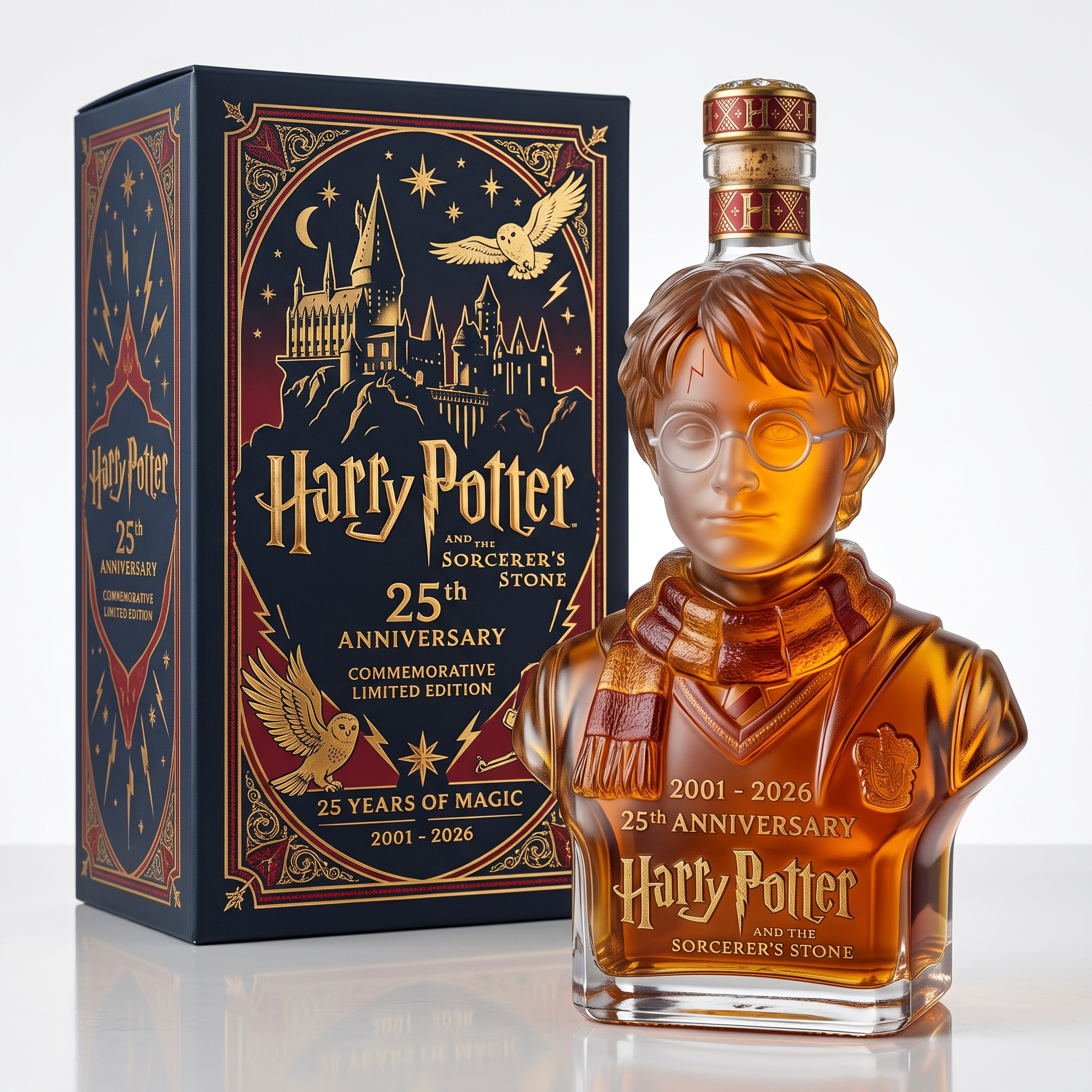 25th Anniversary Wizarding Legacy Commemorative Crystal Decanter
