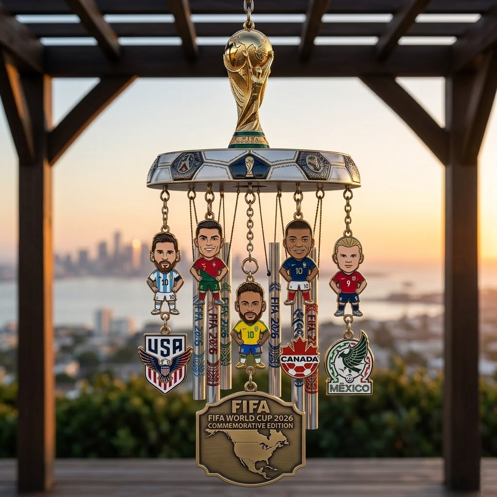 2026 USA-Canadian Cup Commemorative Wind Chime