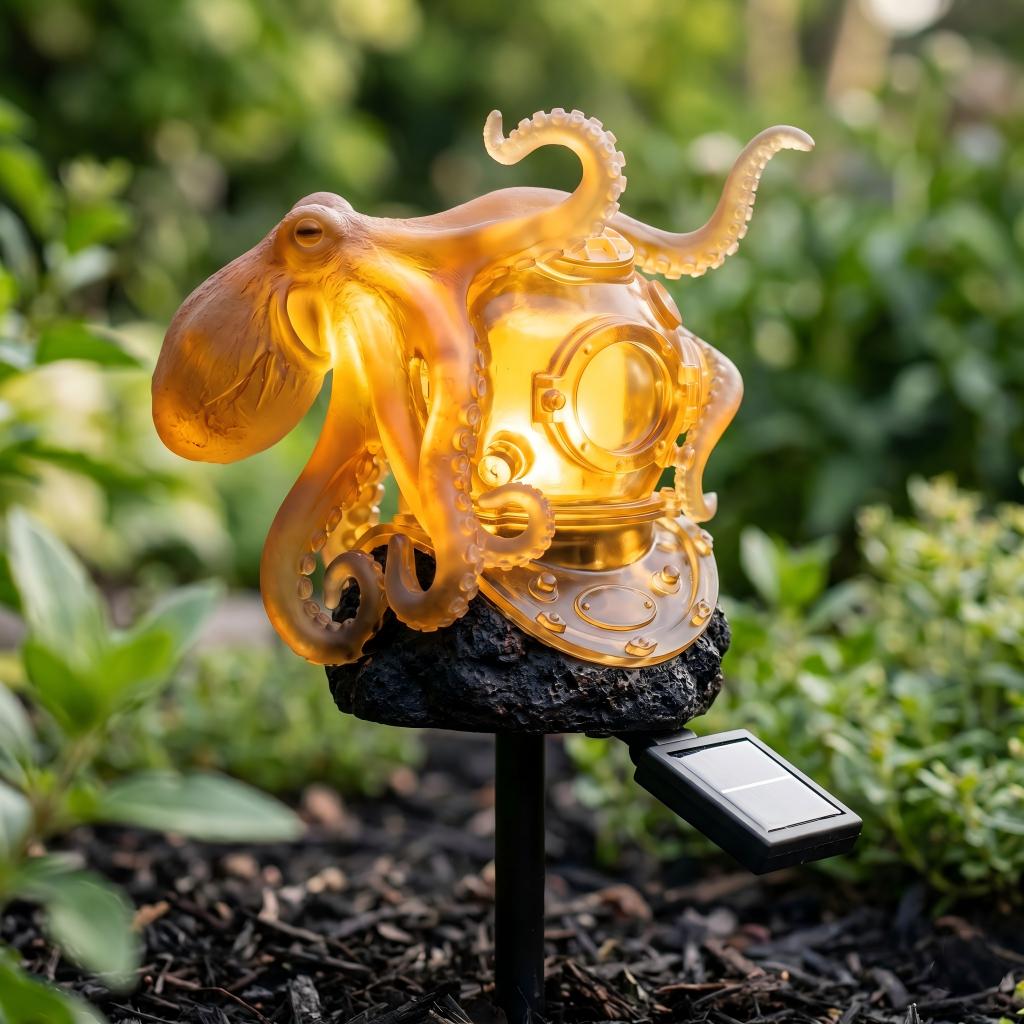 Solar Octopus Garden Light