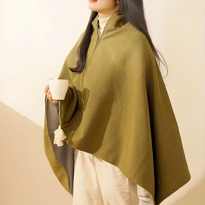 🔥 Christmas Sale — 49% OFF! ❄️ Stay Warm All Winter — Portable Electric Heated Blanket Shawl