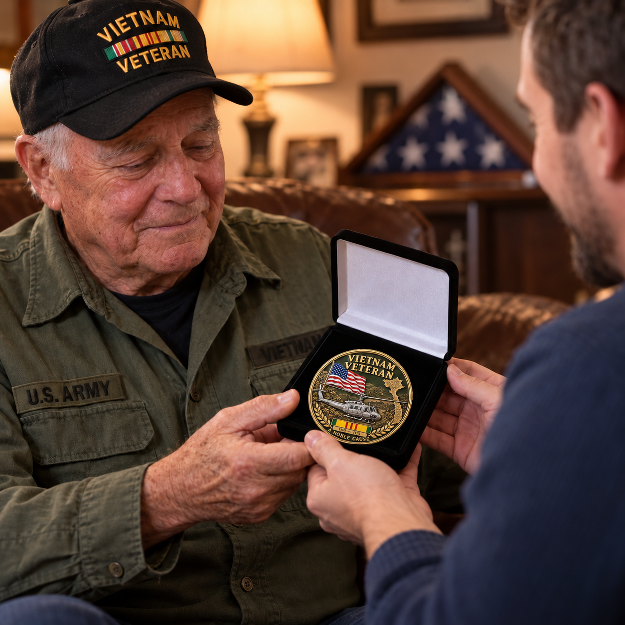 🎁Veterans Day Sale 50% OFF🎁 A Noble Cause — Vietnam Veteran Service & Sacrifice Commemorative Medallion