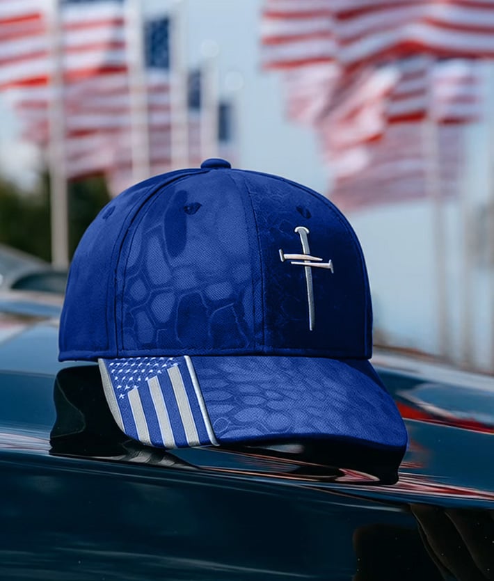 🔥Last Day 49% OFF-✝️Adjustable Jesus 3 Nail Cross Hat🎁With Free 4" Decal (Buy 2 FREE SHIPPING)