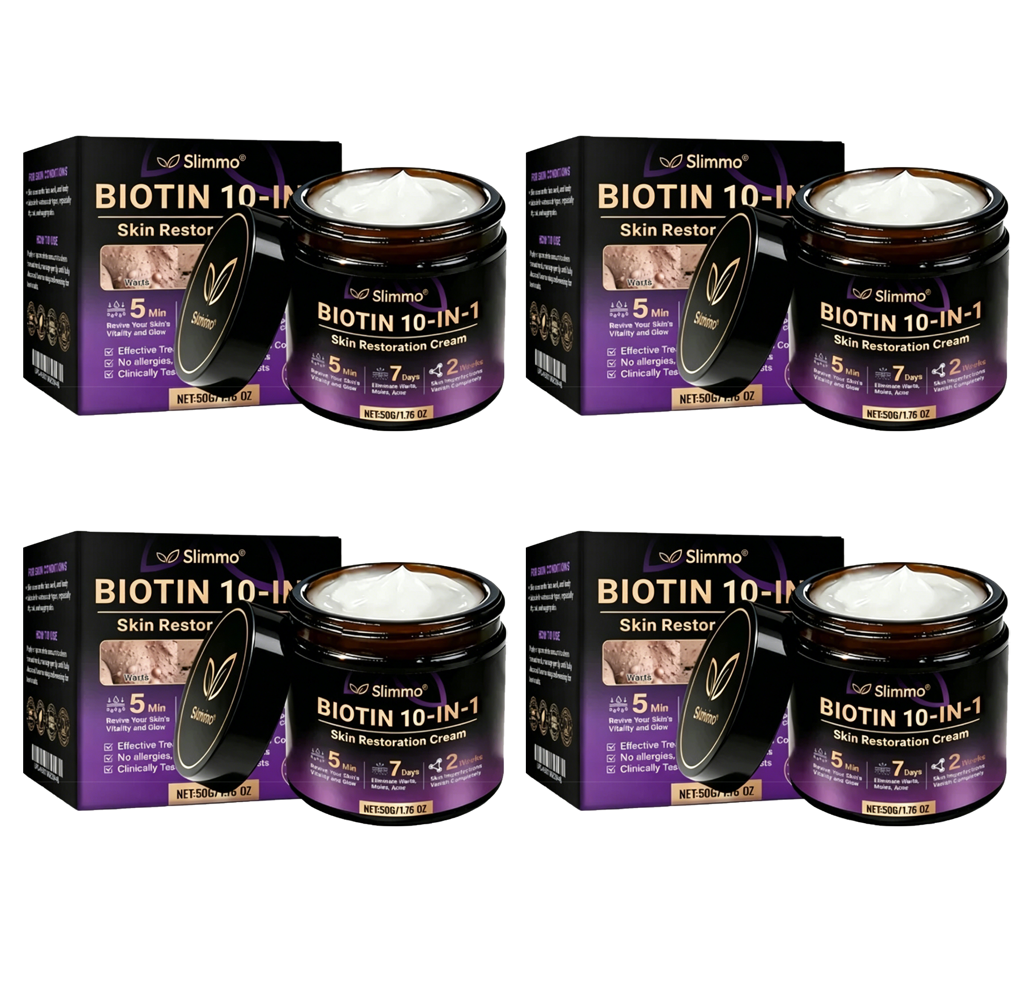 Made and Shipped from USA ✨QIAWI® Biotin 10-in-1 Skin Restoration Cream 🍀