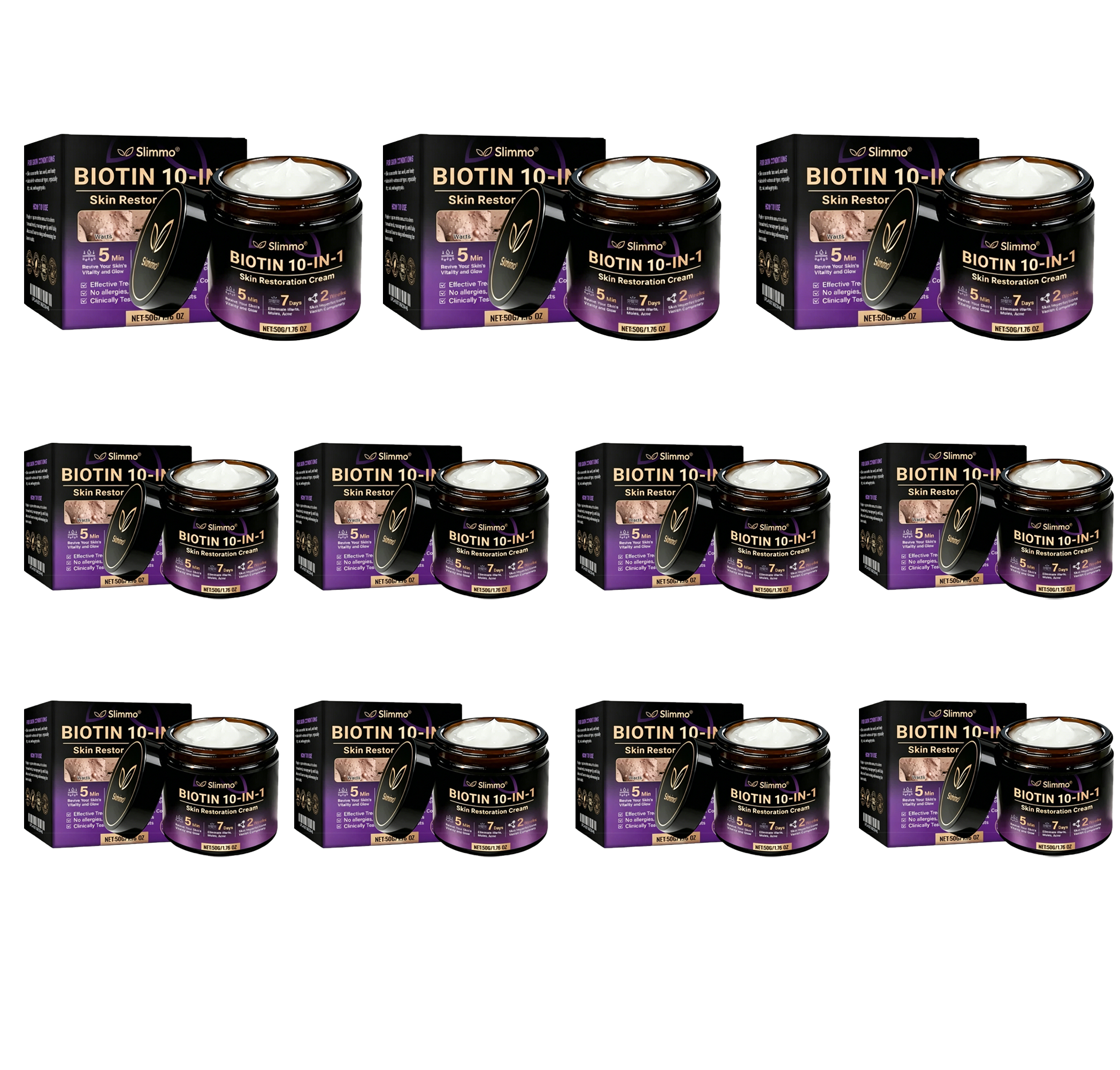 Made and Shipped from USA ✨QIAWI® Biotin 10-in-1 Skin Restoration Cream 🍀