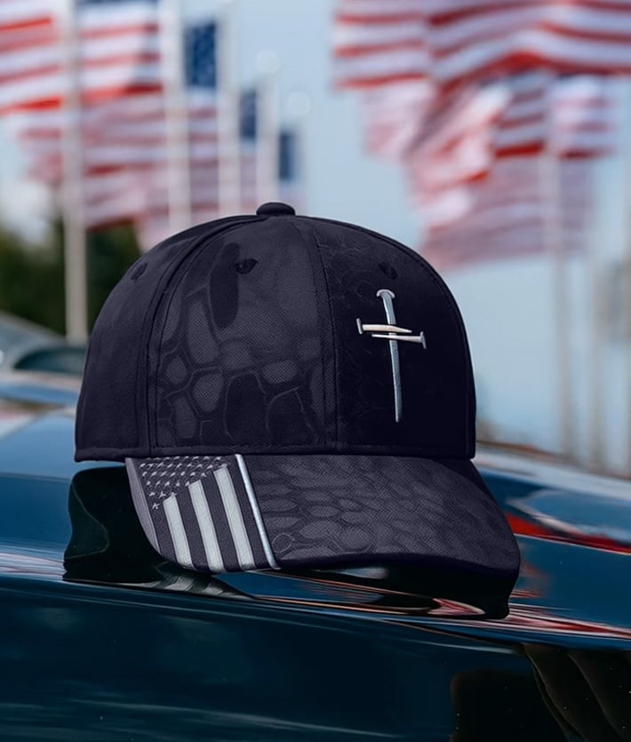 🔥Last Day 49% OFF-✝️Adjustable Jesus 3 Nail Cross Hat🎁With Free 4" Decal (Buy 2 FREE SHIPPING)