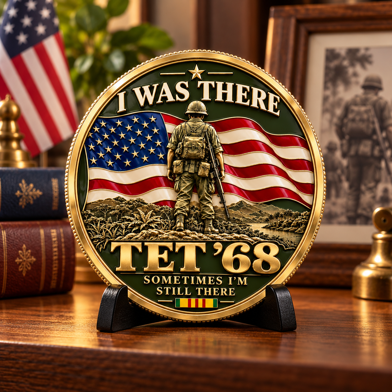 🎁Veterans Day Sale 50% OFF🎁 I Was There — Tet ’68 “Forever Brothers” Vietnam Veteran Commemorative Medallion