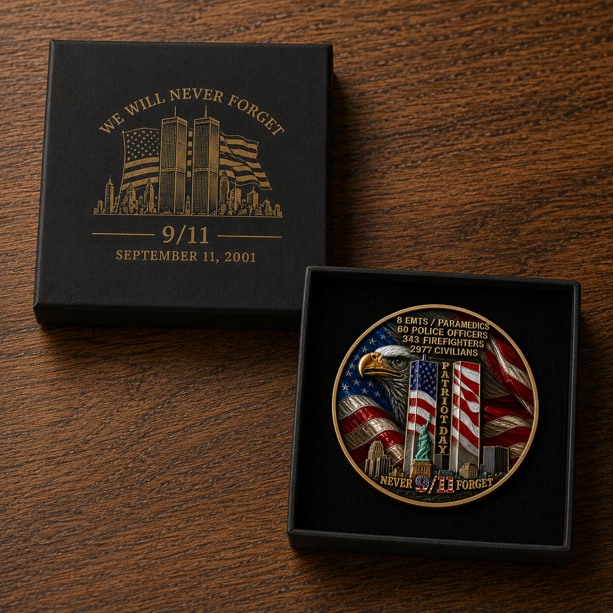 🎖️9/11 Never Forget 25th Anniversary Challenge Coin