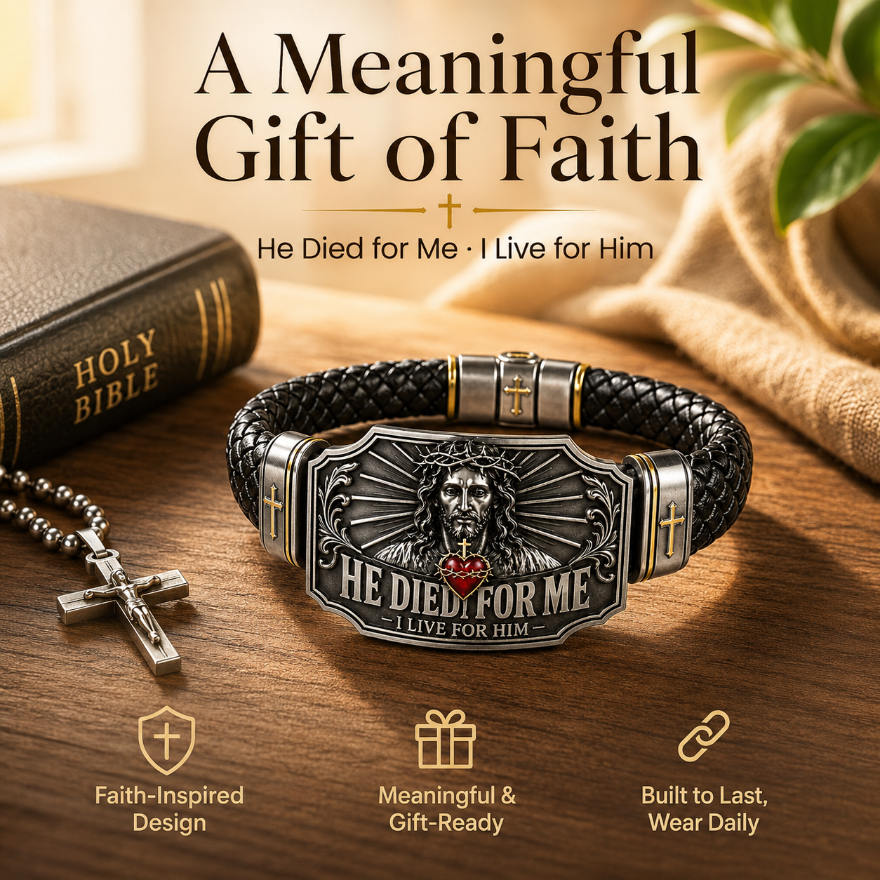 A meaningful Christian gift of faith