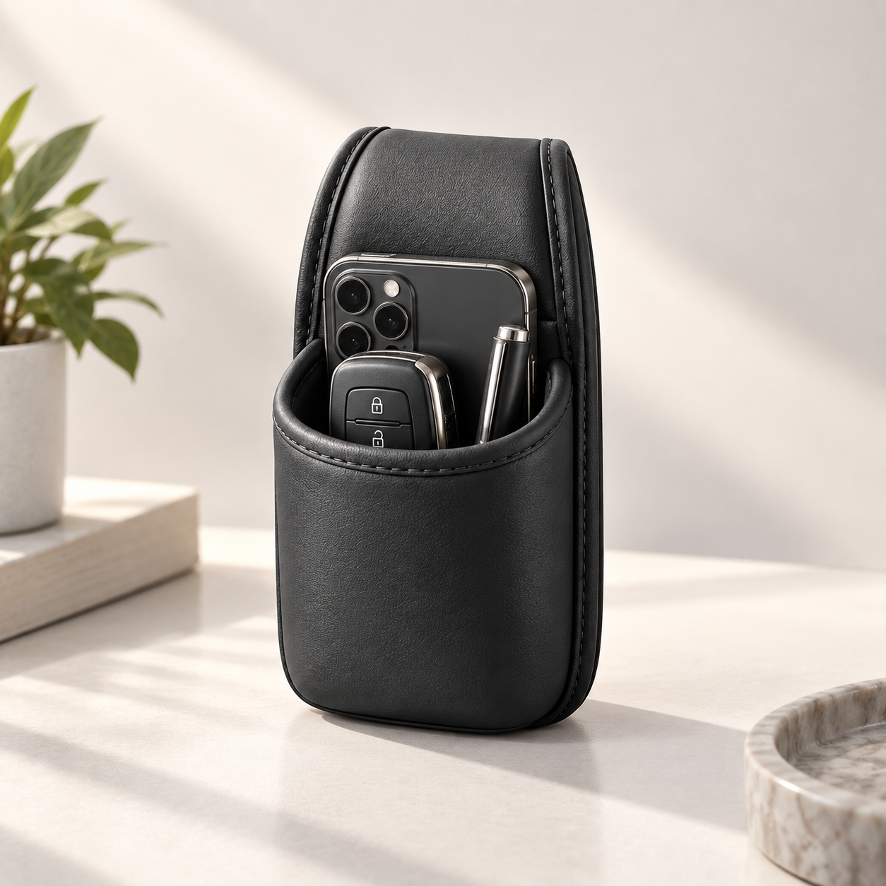 (🌲Early Christmas Sale- 49% OFF) Leather Car Door Storage Pocket
