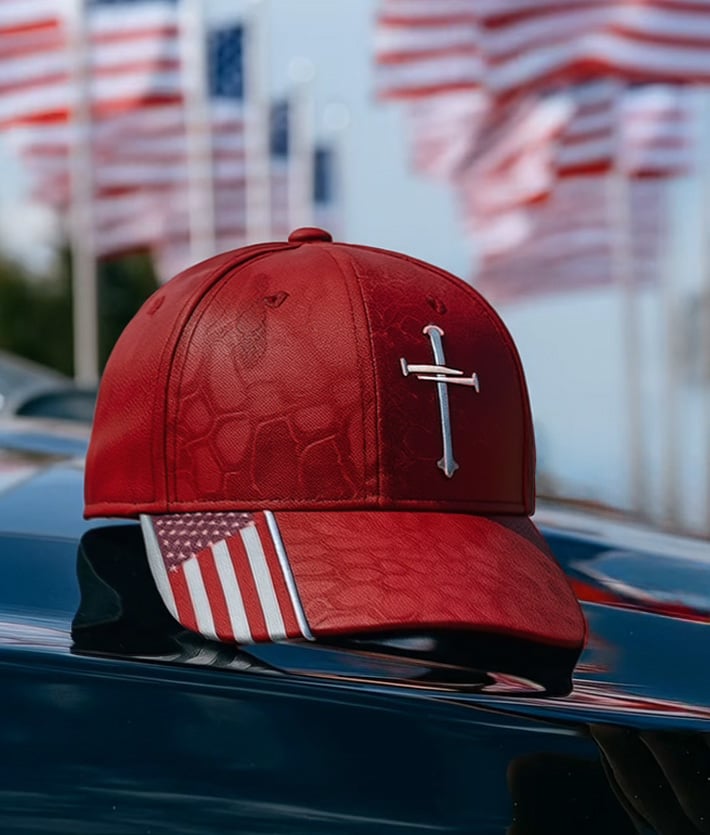 🔥Last Day 49% OFF-✝️Adjustable Jesus 3 Nail Cross Hat🎁With Free 4" Decal (Buy 2 FREE SHIPPING)