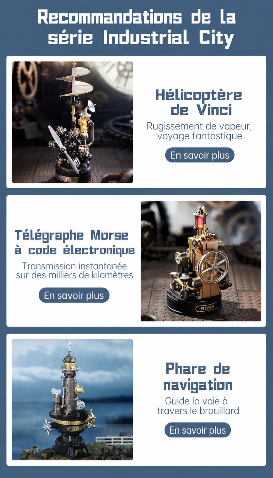 ROKR Industrial City Oil Pump Jack CGL03 affiche principale