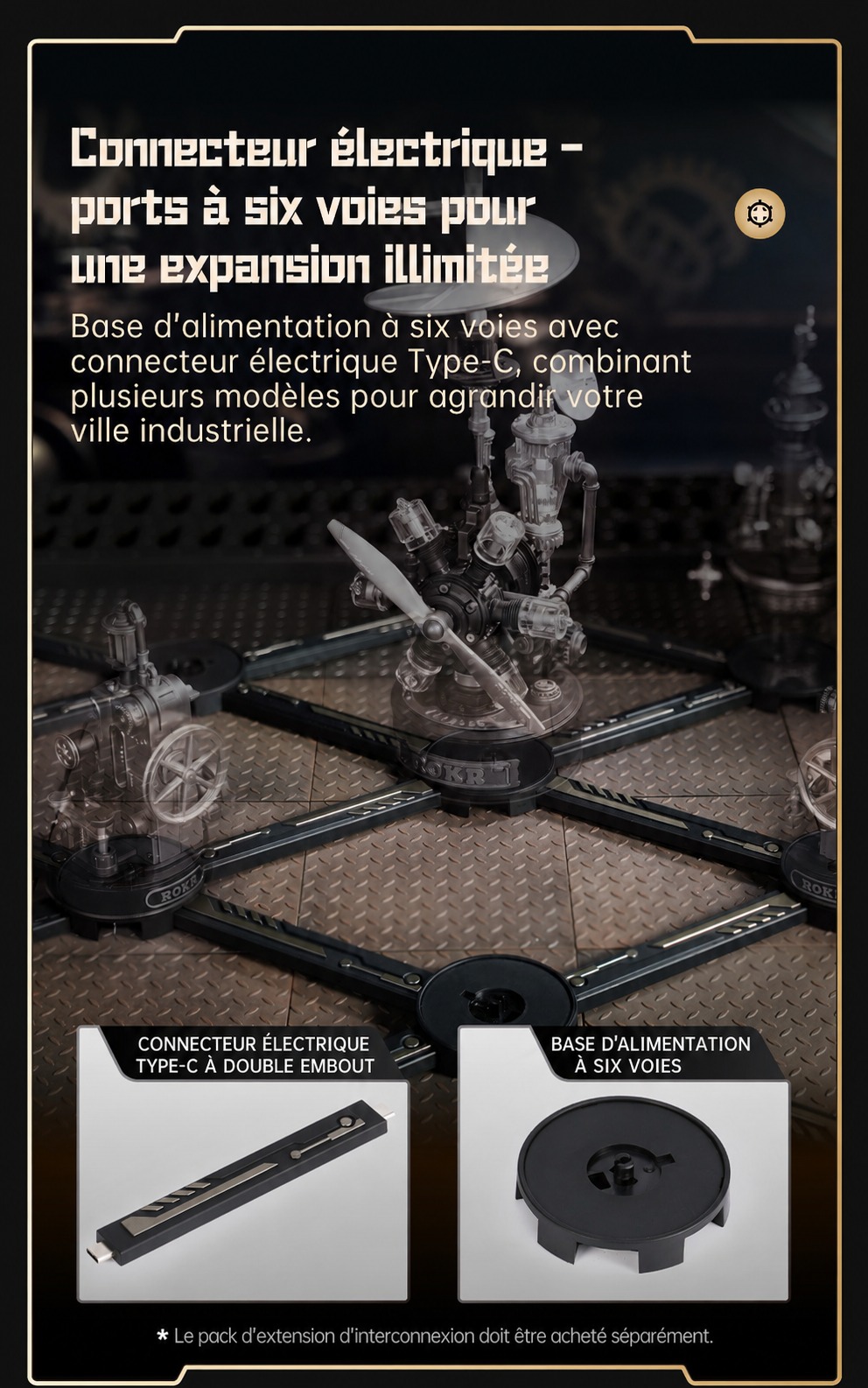Da Vinci Helicopter modular assemblage experience avec instructions et parts
