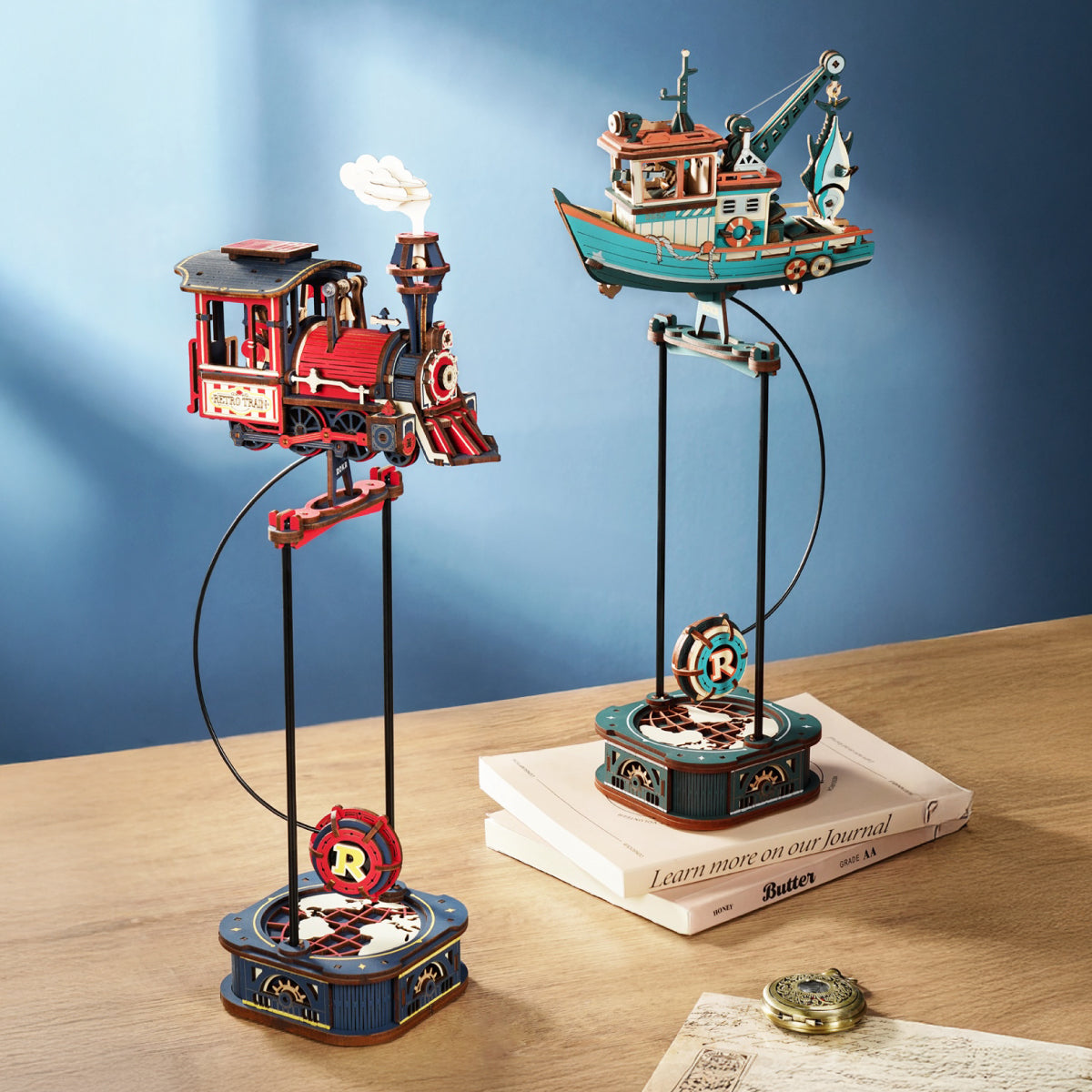 Vue produit supplémentaire 5 de ROKR Power Express MCD07 - Puzzle 3D pendule d'équilibre, SKU MCD07