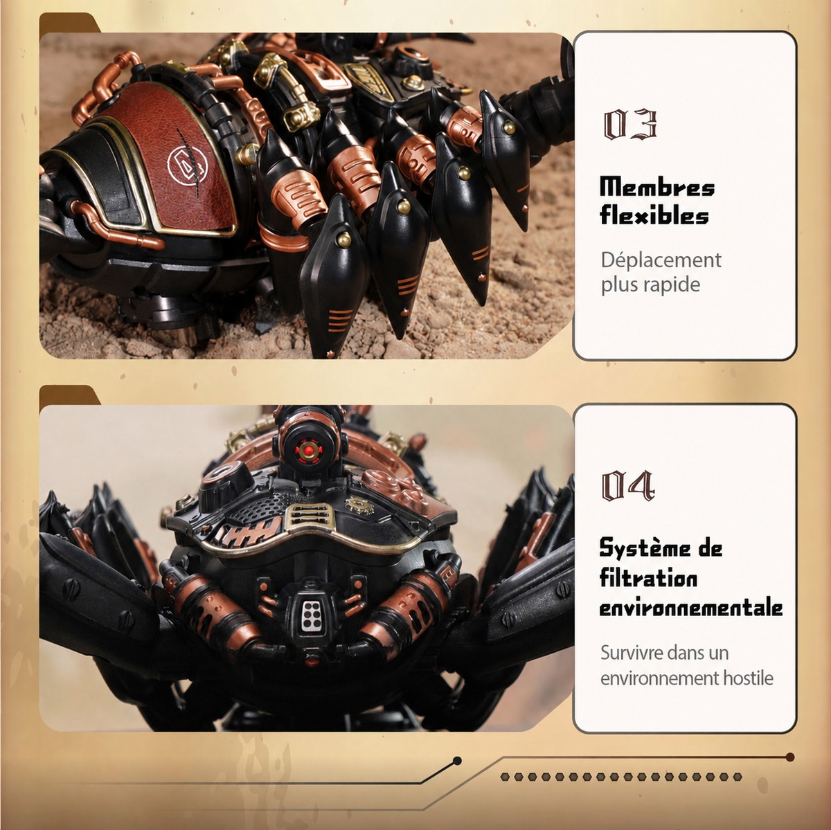 ROKR Emperor Scorpion MI04 organisms awaken title affiche