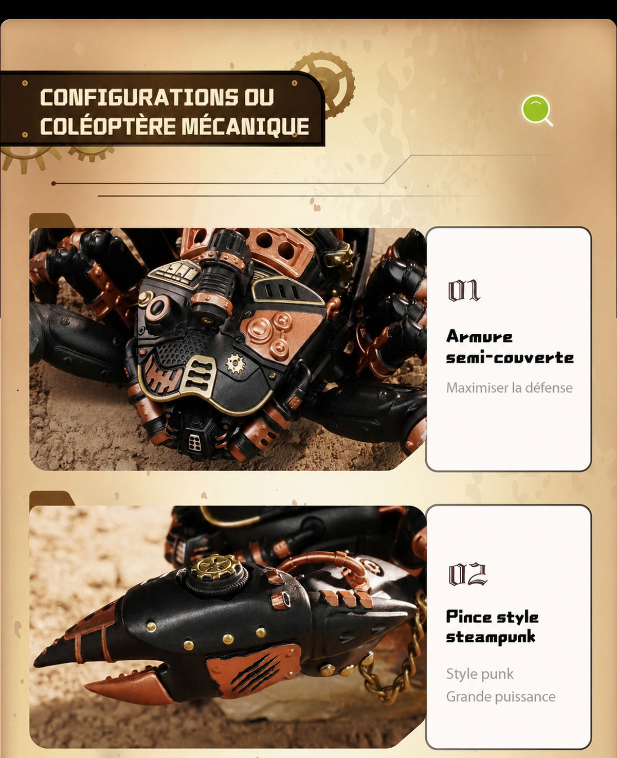 ROKR Emperor Scorpion MI04 organisms awaken title affiche