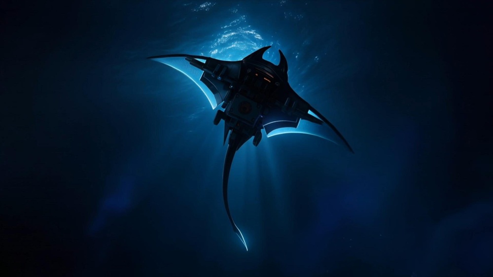 Simulation de la ROKR Manta Ray MI06 dans l’océan