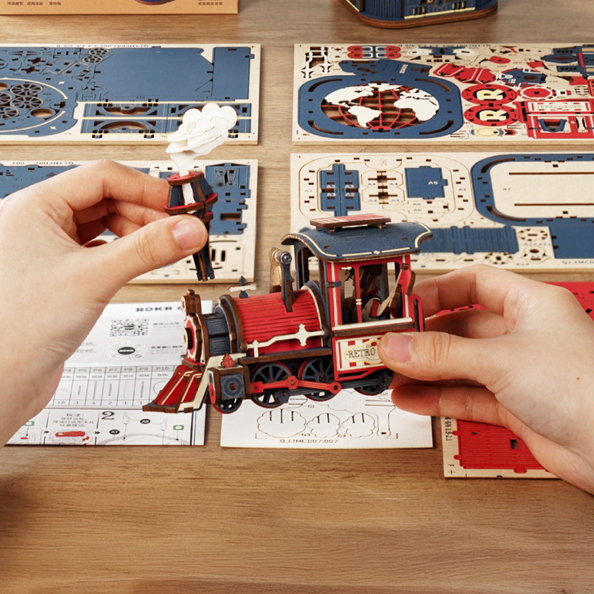 Vue produit supplémentaire 4 de ROKR Power Express MCD07 - Puzzle 3D pendule d'équilibre, SKU MCD07
