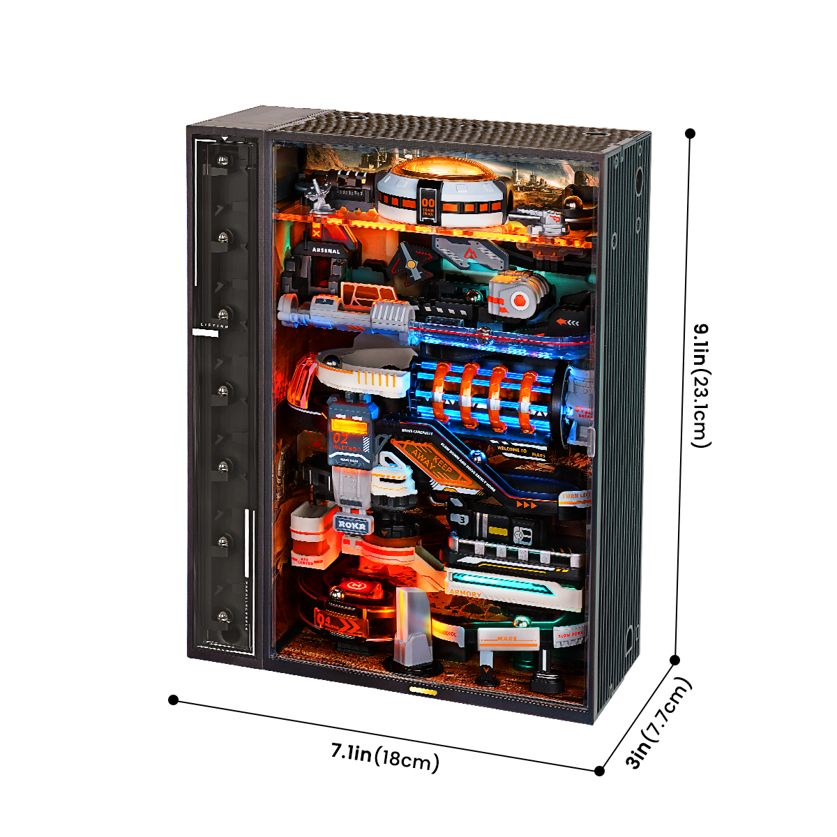 Vue produit supplémentaire 7 de ROKR Avant-poste Martien MR05S - Circuit de billes mécanique 3D, SKU MR05S