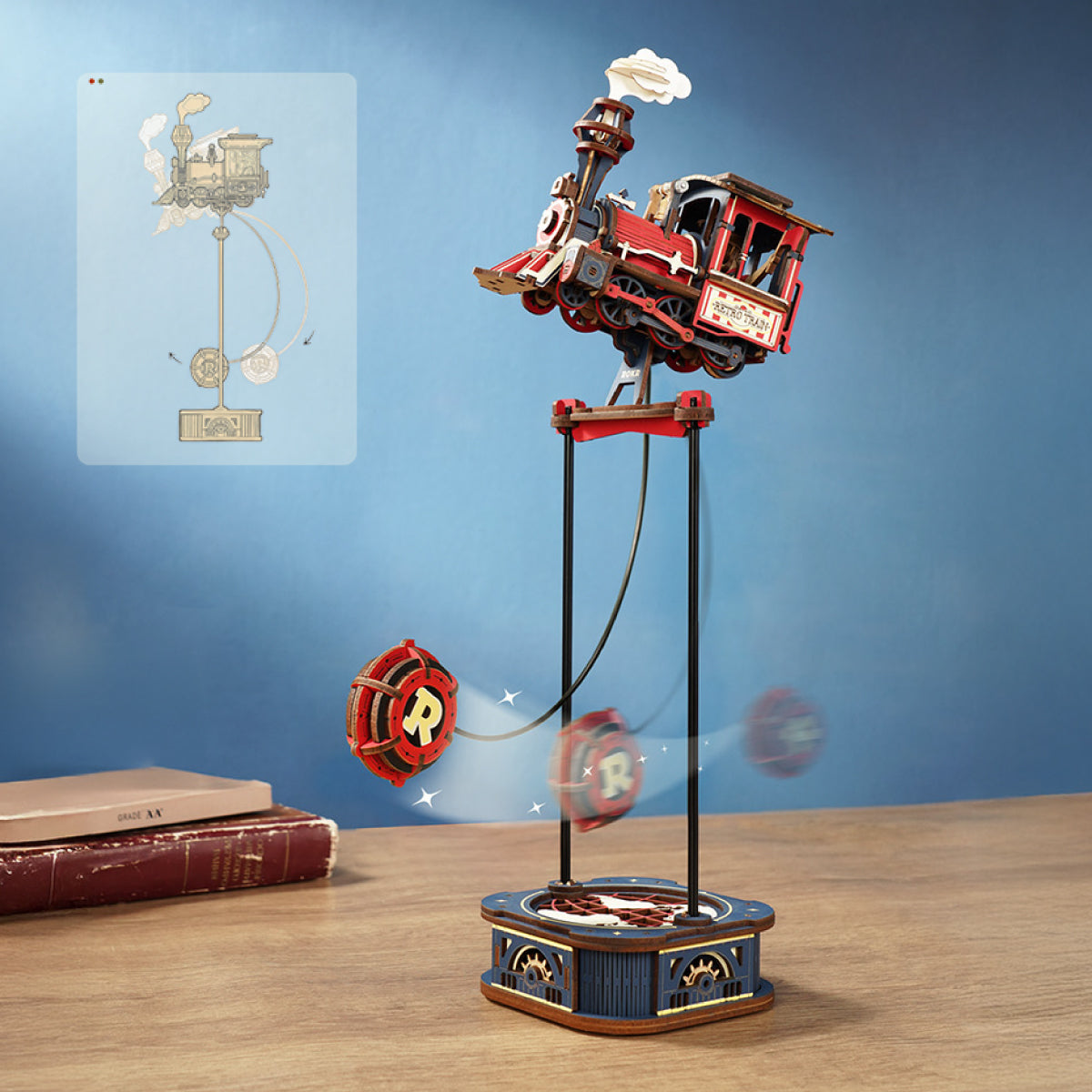 Vue produit supplémentaire 2 de ROKR Power Express MCD07 - Puzzle 3D pendule d'équilibre, SKU MCD07