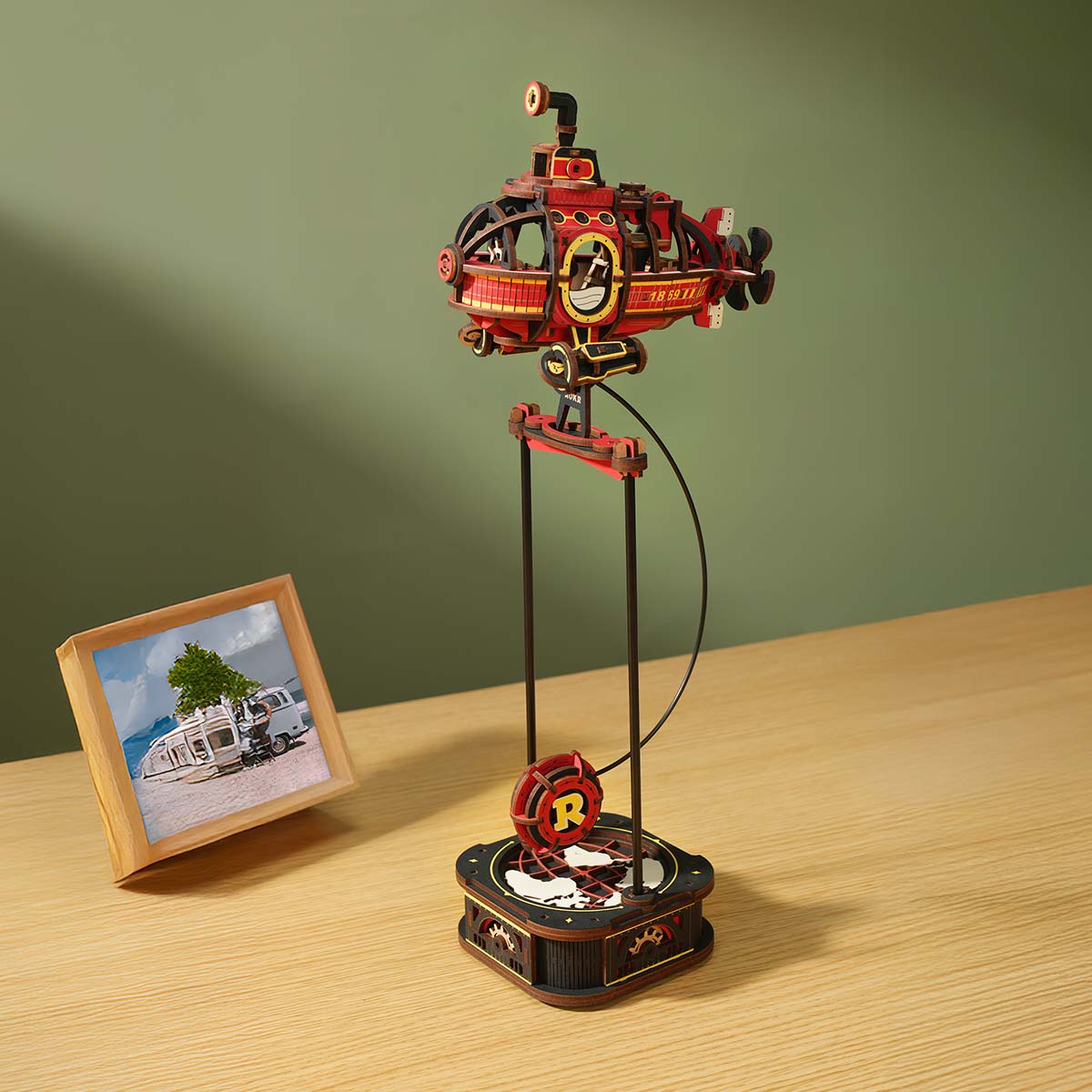 ROKR Deep-sea Adventurer MCD04 pendule jouet sous-marin sur support de table