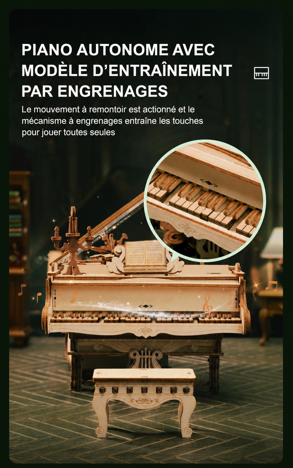 ROKR Magic Piano AMK81 product affiche avec magic piano title