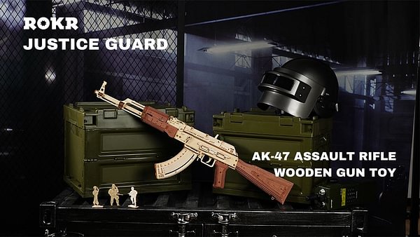 Attention le pistolet en bois ROKR AK-47 demande à rejoindre les forces