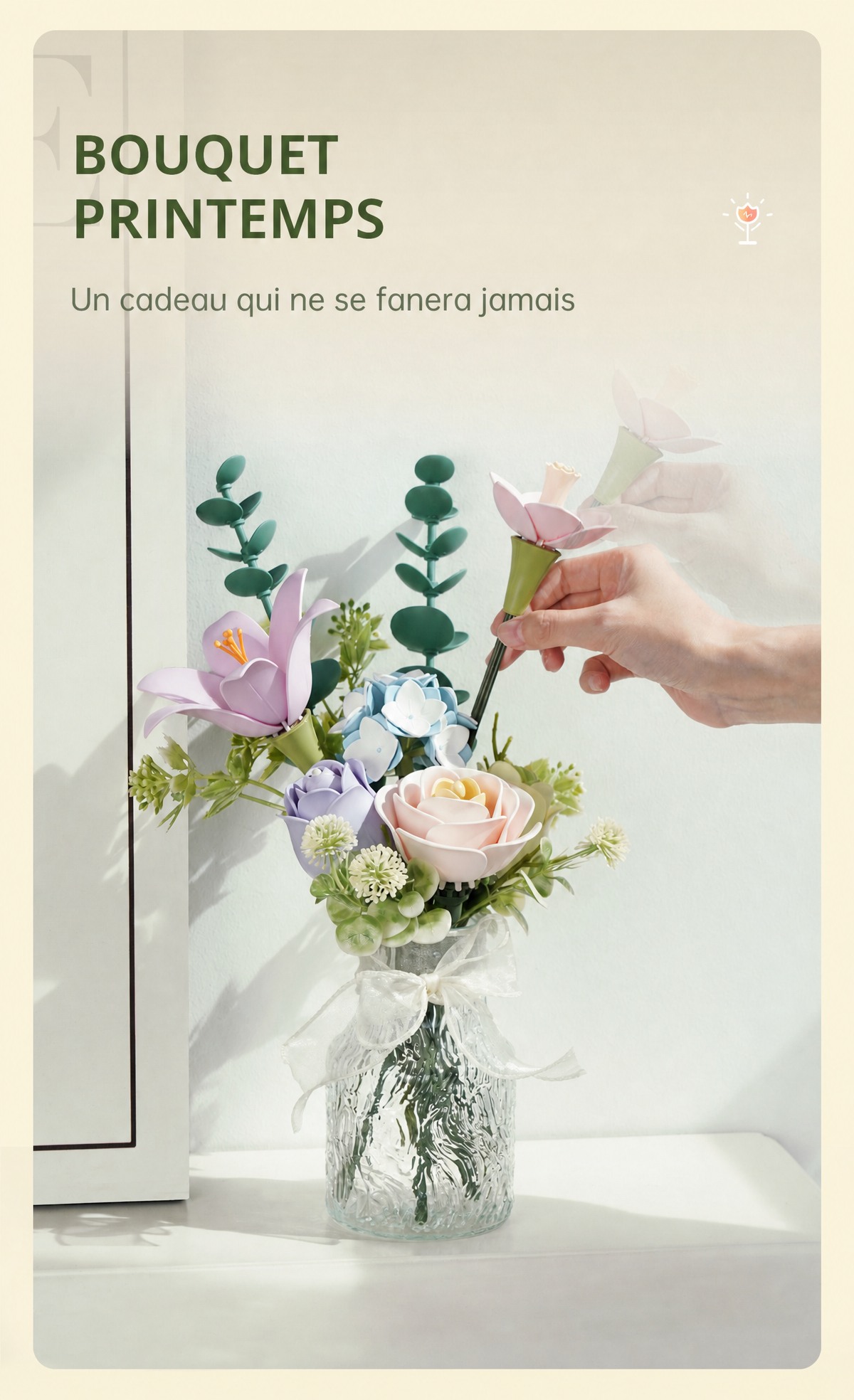 ROKR Spring Time Bouquet AF01J floral art aesthetic design graphic