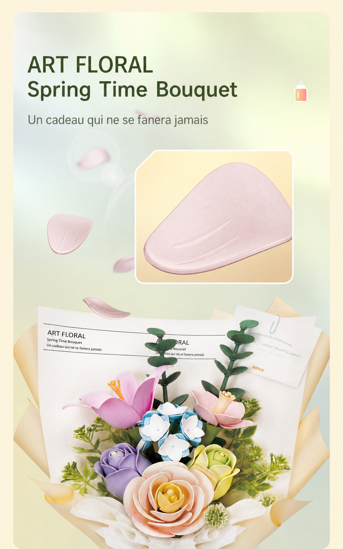 ROKR Spring Time Bouquet AF01J floral art aesthetic design graphic