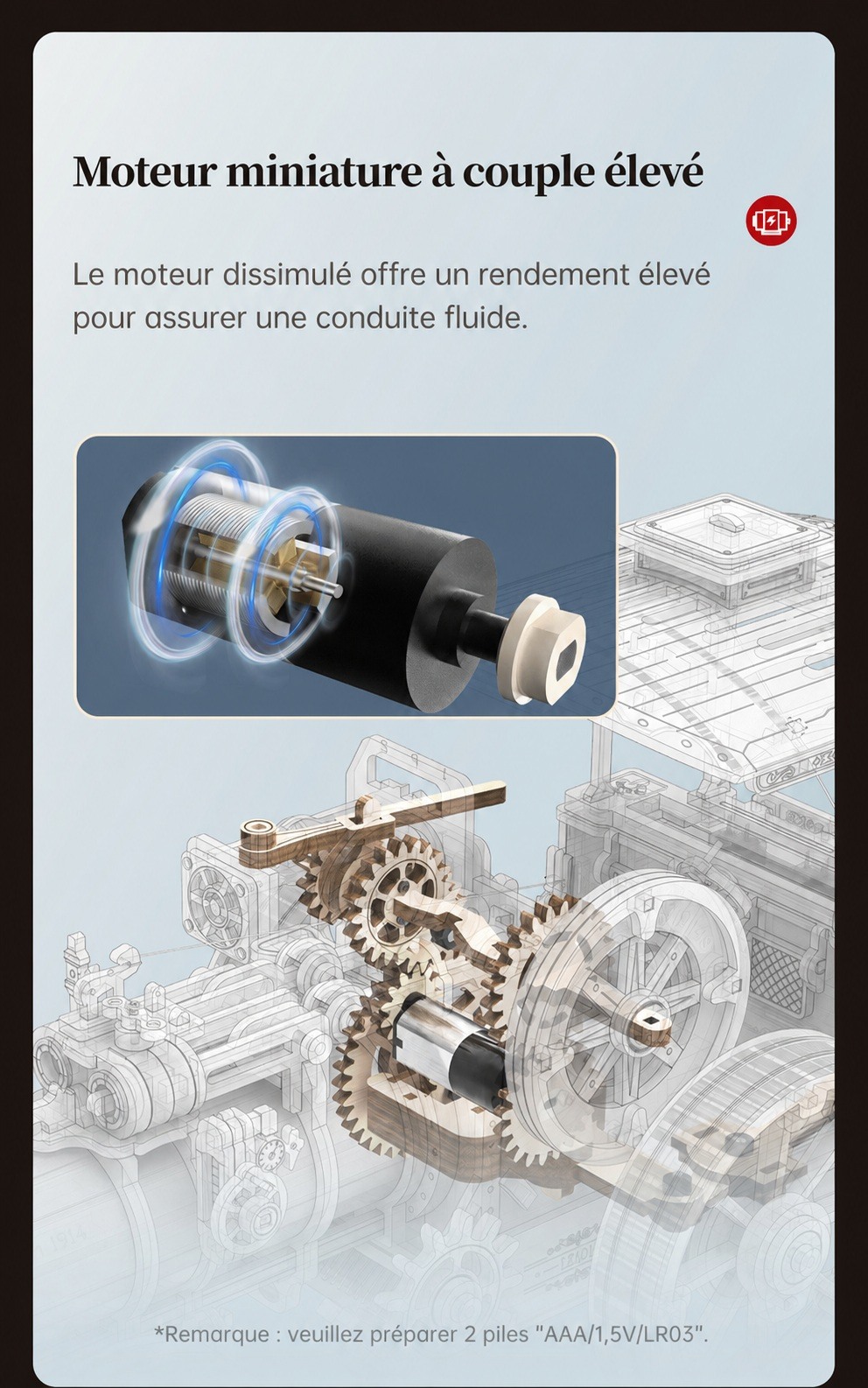 ROKR Steam Engine LKA01 steam engine title affiche