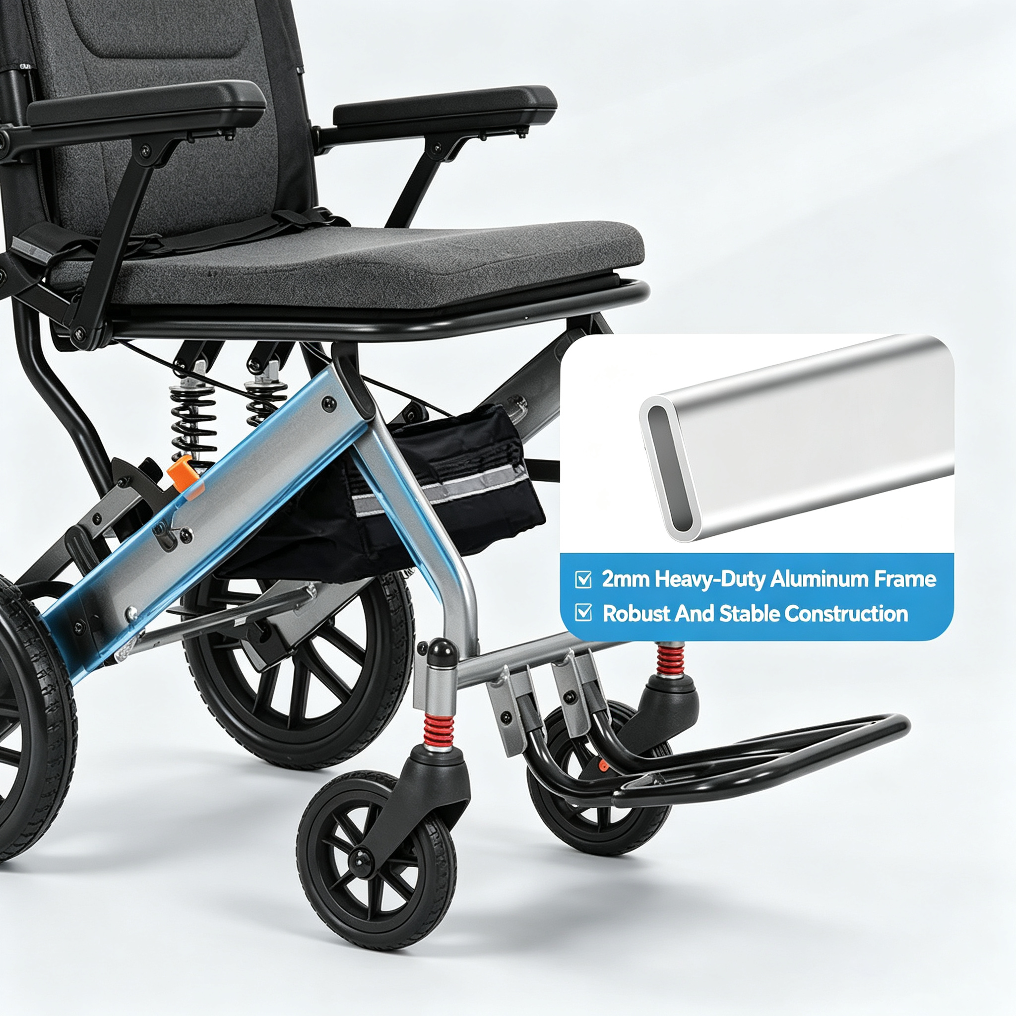 Wheelchair Lightweight Foldable