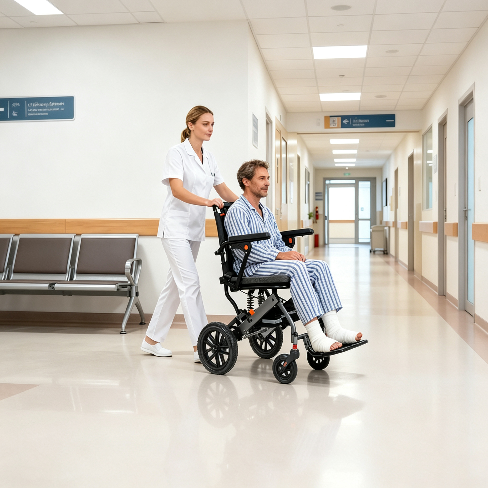 Wheelchair Lightweight Foldable
