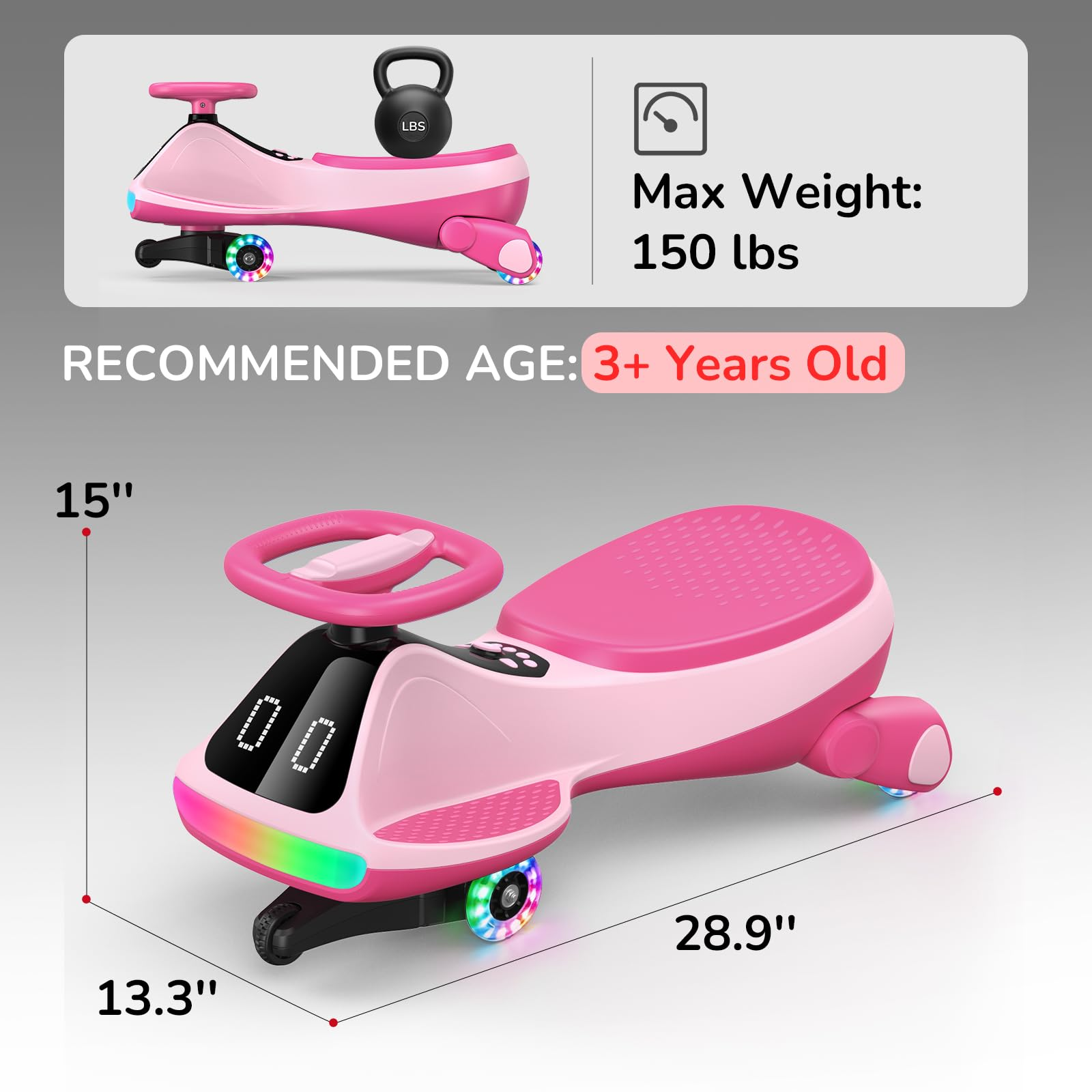 Electric Wiggle Car for Kids