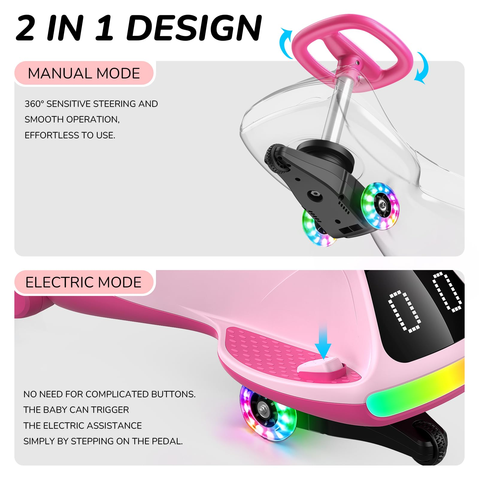Electric Wiggle Car for Kids
