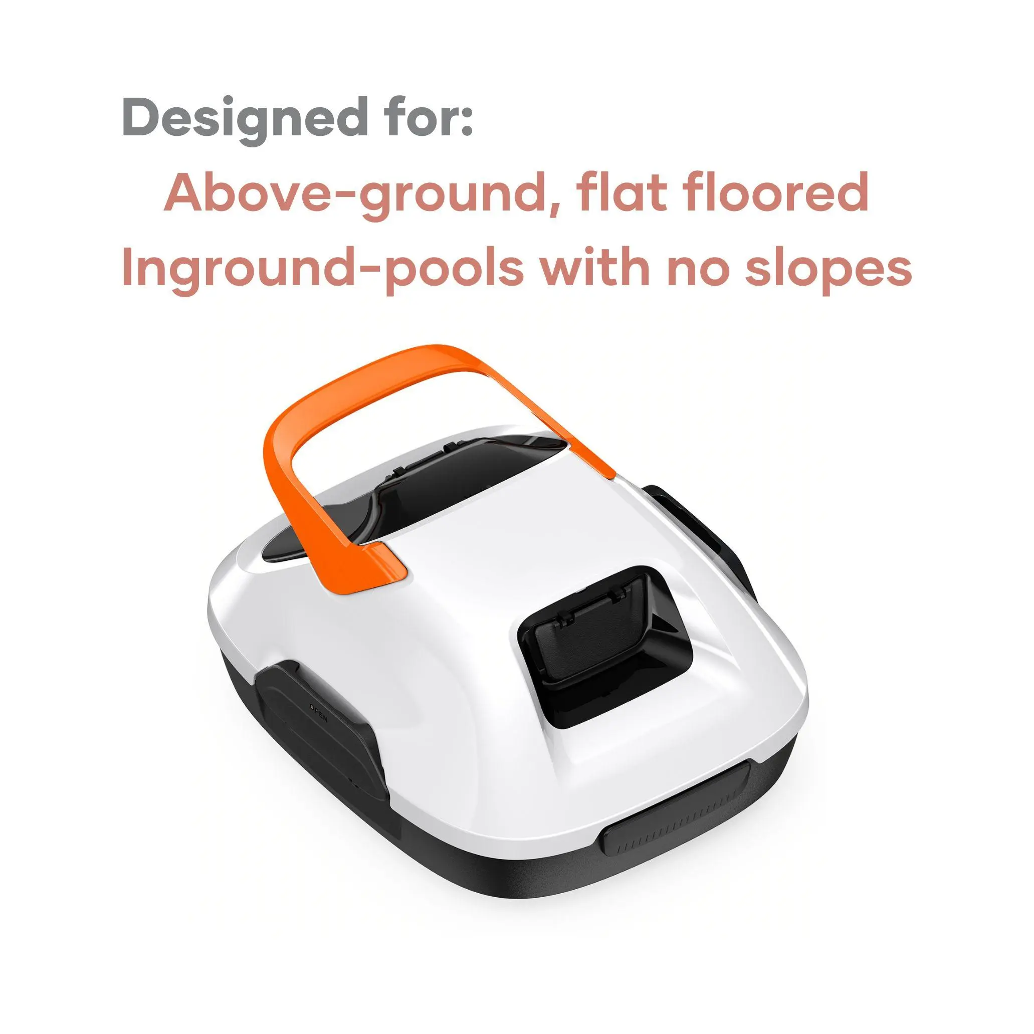 Cordless Robotic Pool Cleaner for Above-Ground Pools