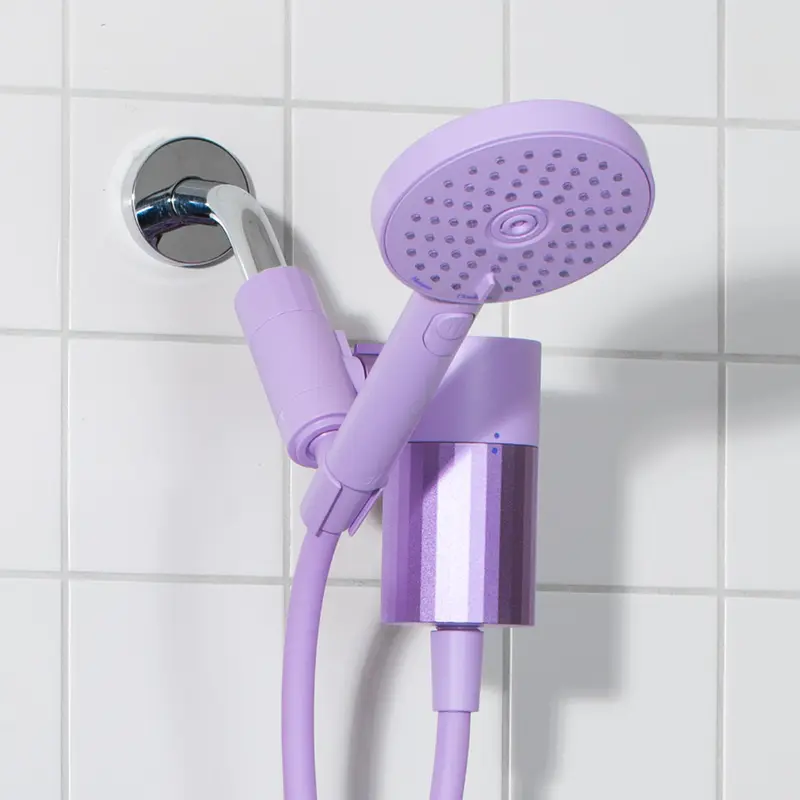 sproos! - Handheld Showerhead, High Performance Filtration, Blue | Healthier Hair and Skin - DIY Installation - Renter Friendly - 3 Spray Functions - 70 Inch Hose - High Pressure Performance