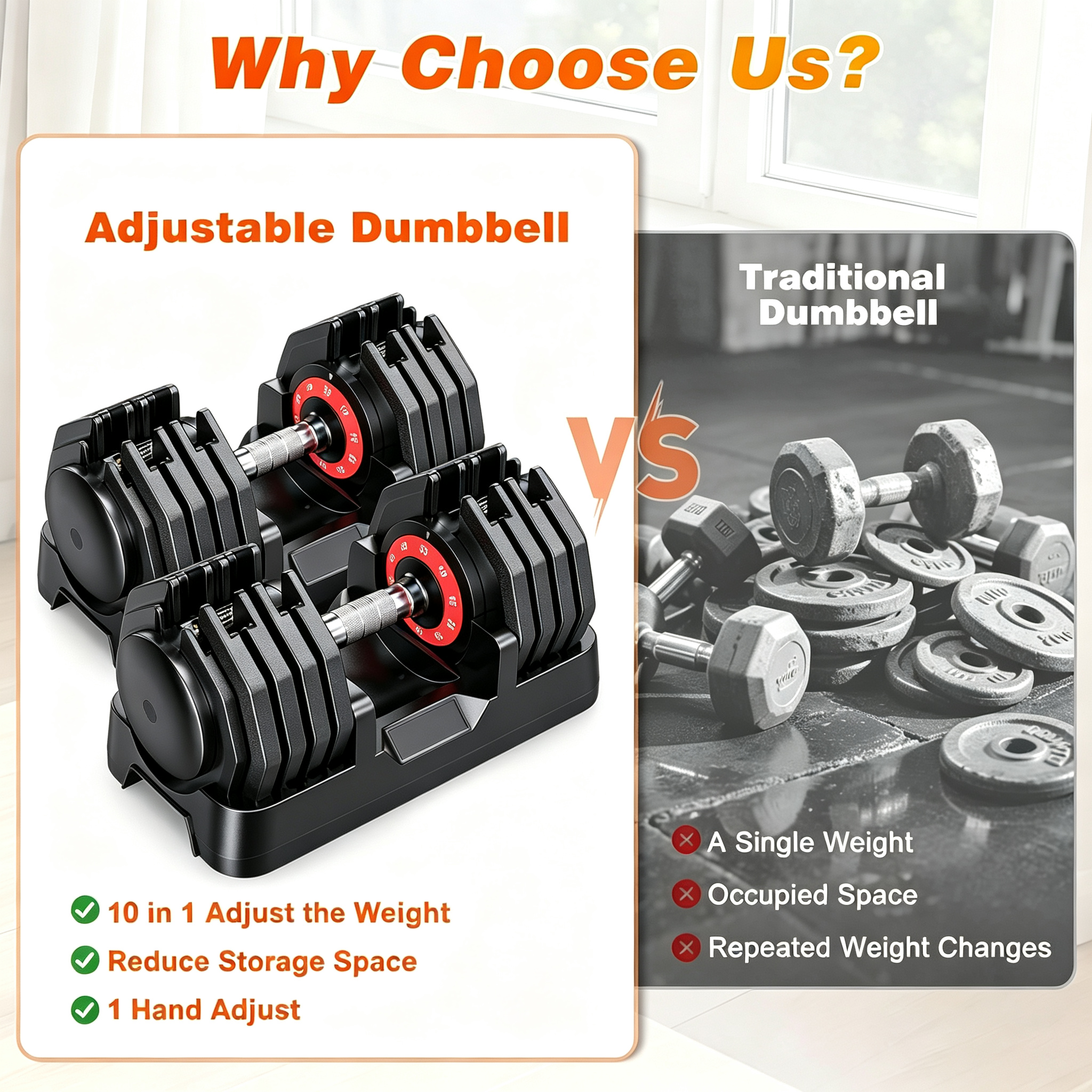 Adjustable Dumbbells