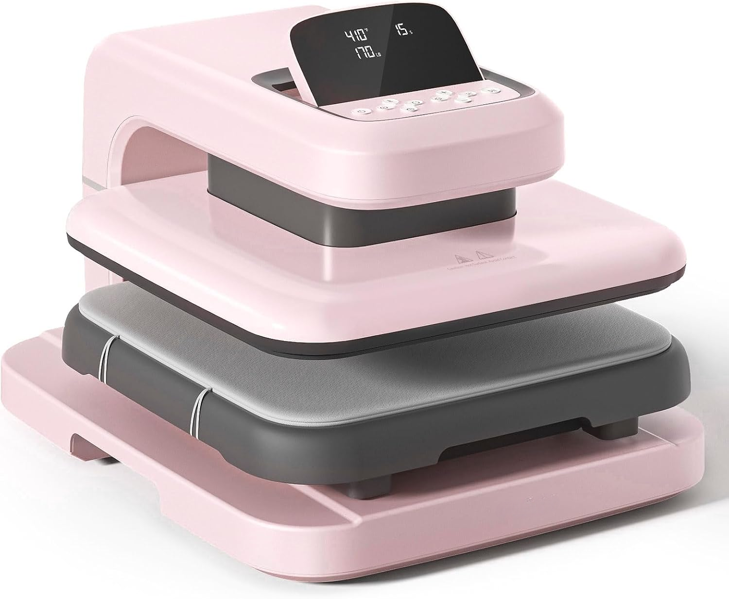 HTVRONT Auto Heat Press 2 - Adjustable Pressure Heat Press Machine 15X15