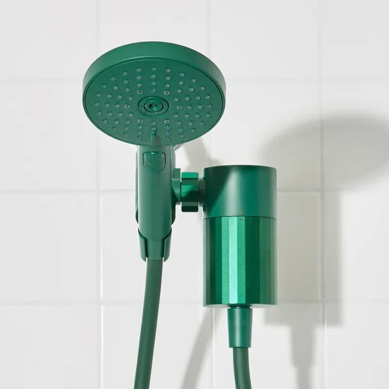 sproos! - Handheld Showerhead, High Performance Filtration, Blue | Healthier Hair and Skin - DIY Installation - Renter Friendly - 3 Spray Functions - 70 Inch Hose - High Pressure Performance