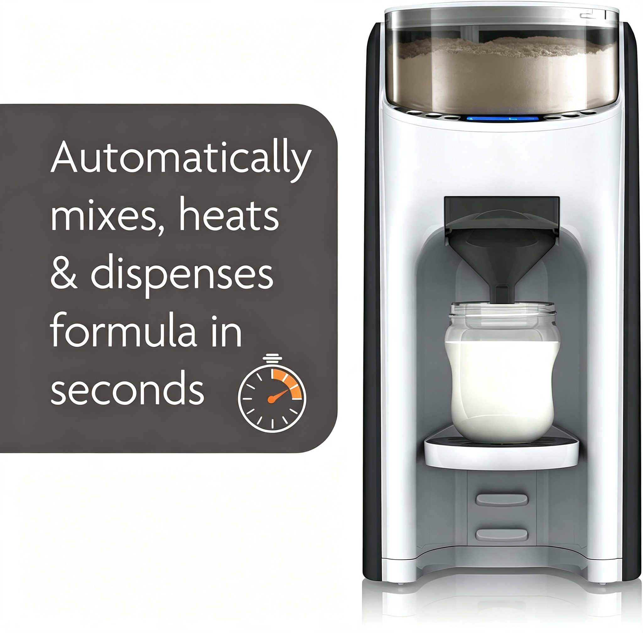 Automatically Mix a Warm Formula Bottle