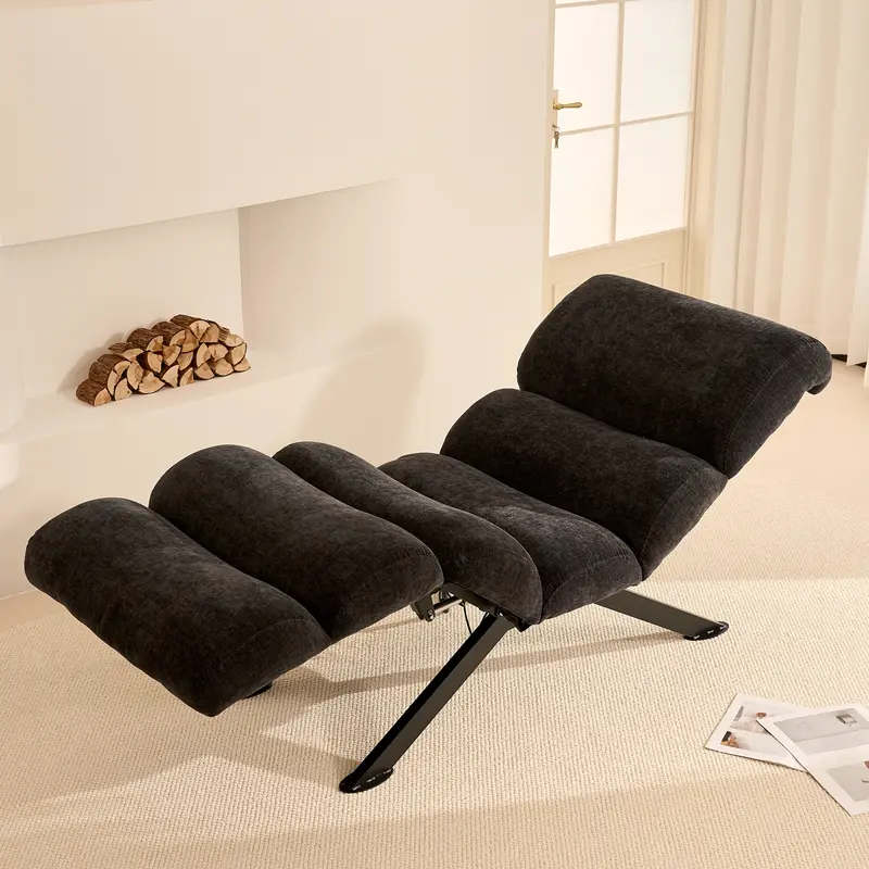 82.7" Dynamic Stretch Lounger, Electric Adjustable Yoga Chair with Customizable Positions & Multi-Layer Foam