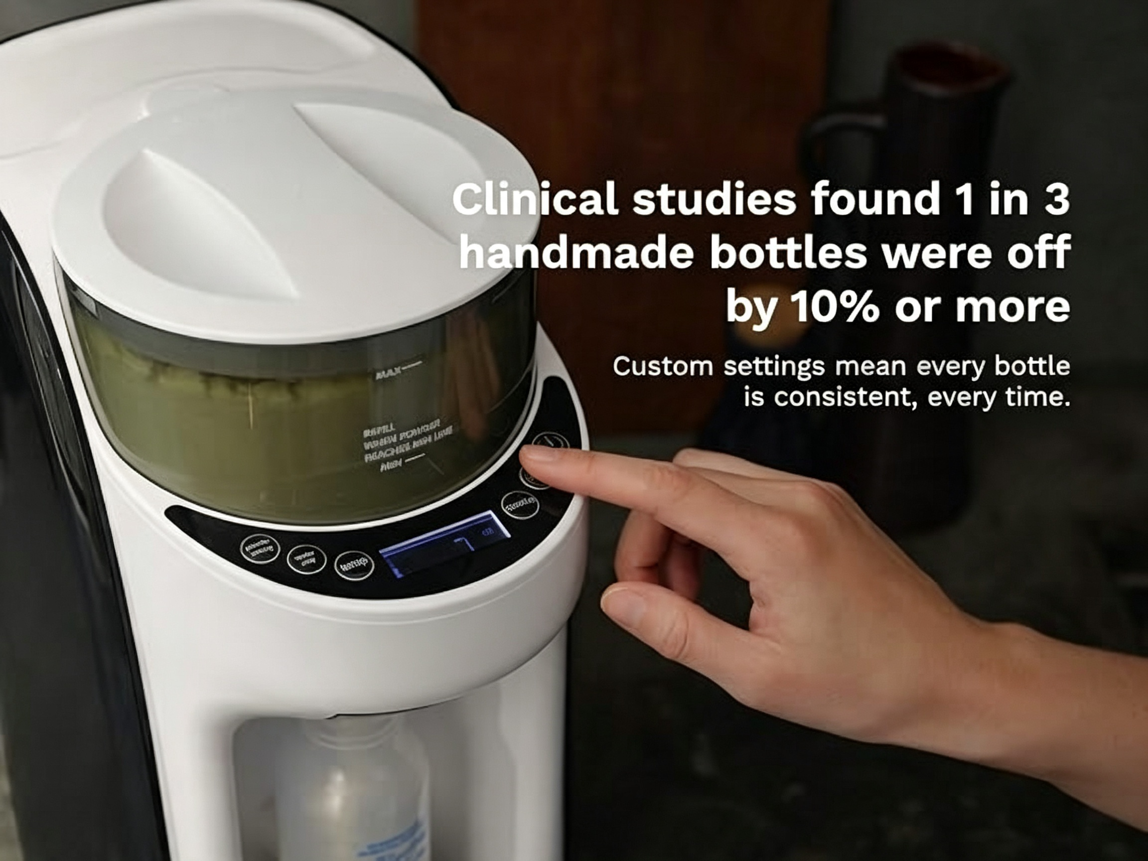 Automatically Mix a Warm Formula Bottle