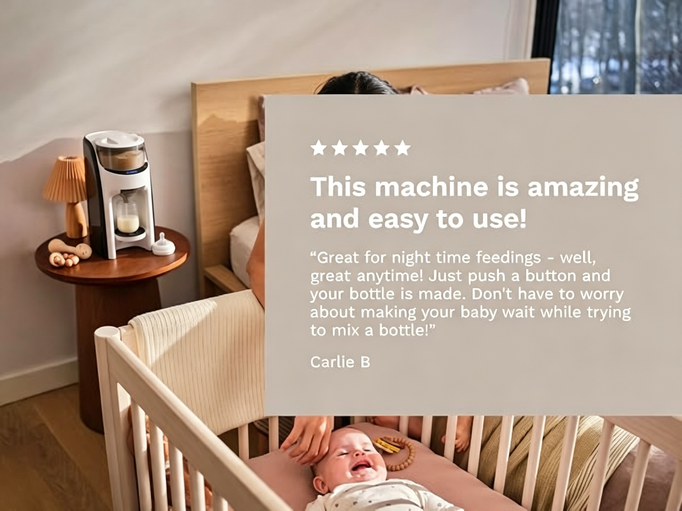 Automatically Mix a Warm Formula Bottle
