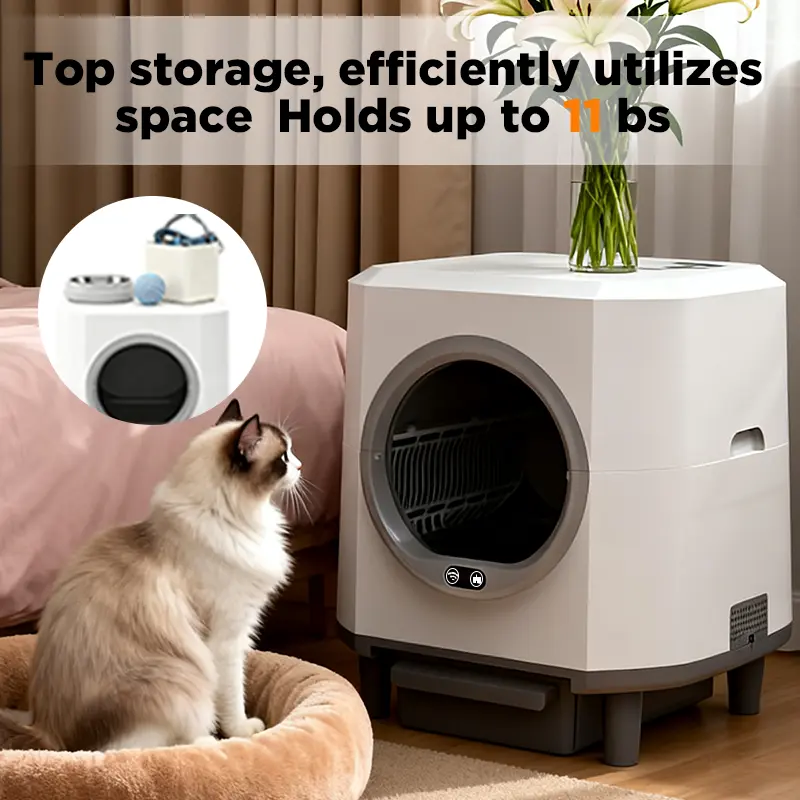  Smart Self-Cleaning Cat Litter Box - Odor-Free & APP Control