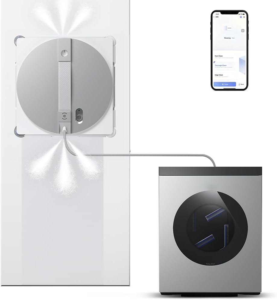 Omni Robot Window Cleaner with Auto-Clean