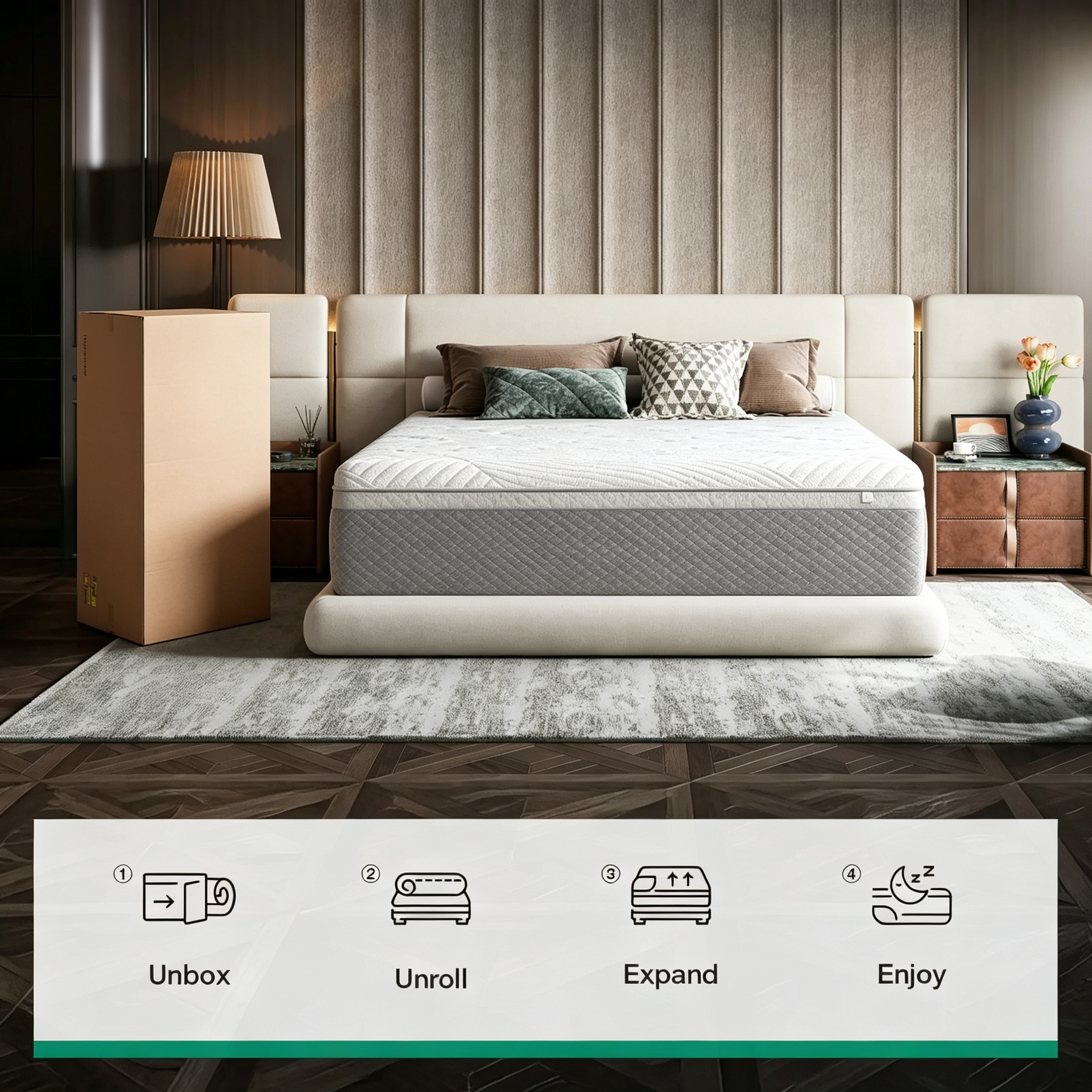 Weightless Cooling Mattress for Heavy Users